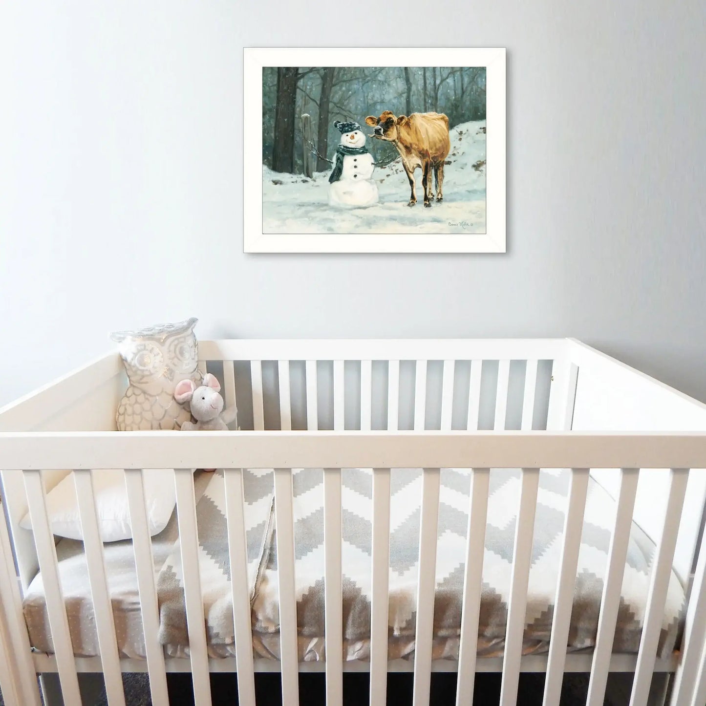 Well Hello There 1 White Framed Print Wall Art - Homeroots - Flyclothing LLC