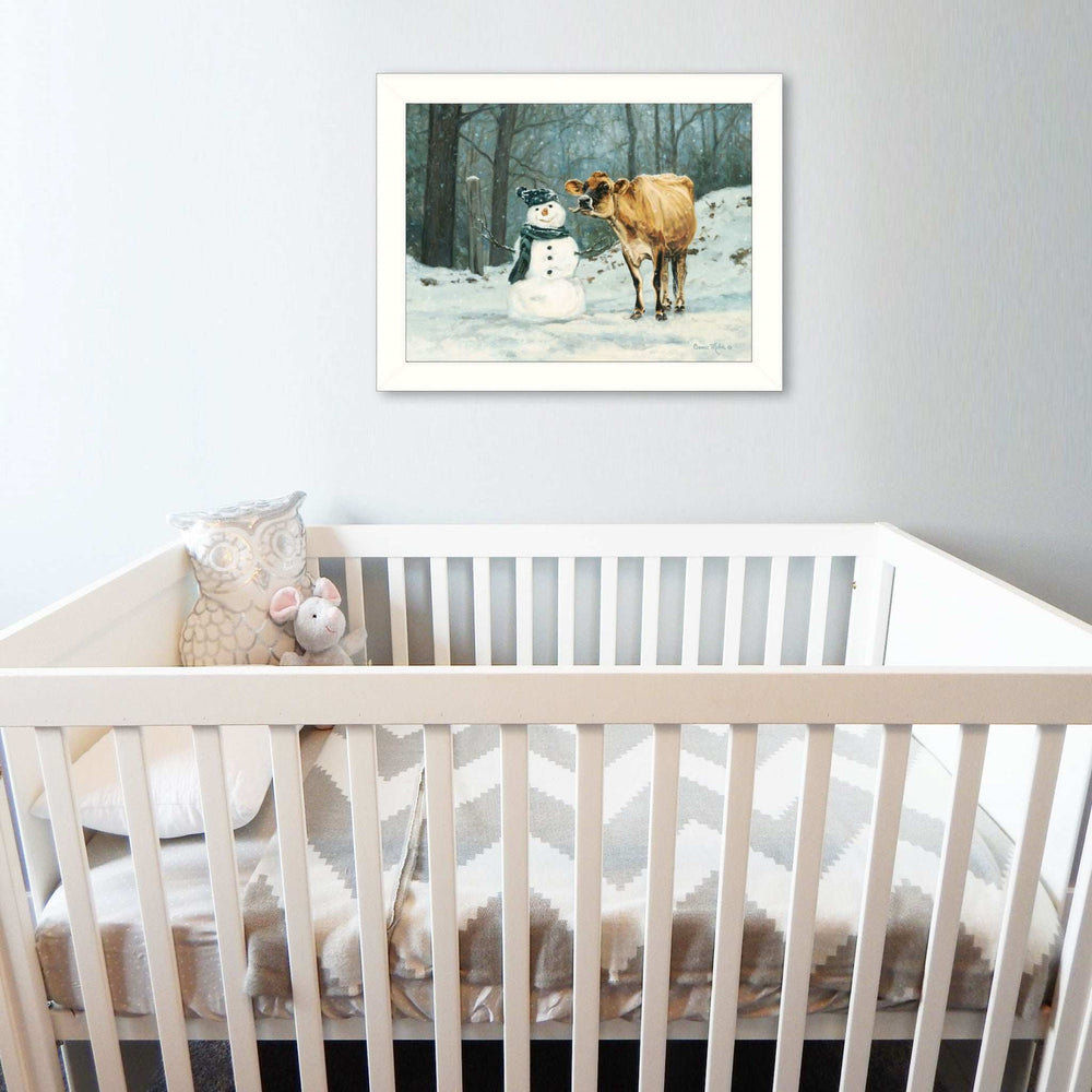 Well Hello There 1 White Framed Print Wall Art - Homeroots - Flyclothing LLC