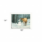 Well Hello There 1 White Framed Print Wall Art - Homeroots - Flyclothing LLC