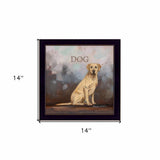 Dakota the Dog Black Framed Print Wall Art - Homeroots - Flyclothing LLC