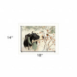 The Winter Robin 2 White Framed Print Wall Art - Homeroots - Flyclothing LLC
