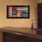 Liberty Black Framed Print Wall Art - Homeroots - Flyclothing LLC