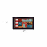 Liberty Black Framed Print Wall Art - Homeroots - Flyclothing LLC