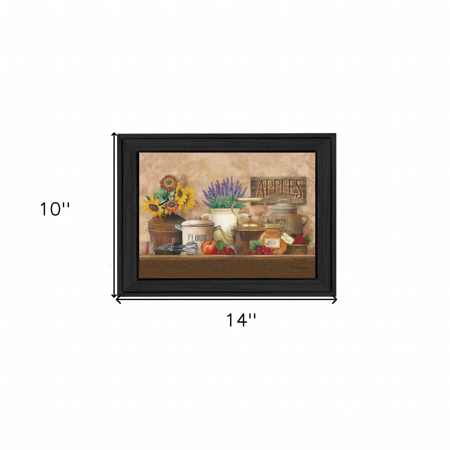 Antique Kitchen Black Framed Print Kitchen Wall Art - Homeroots - Flyclothing LLC