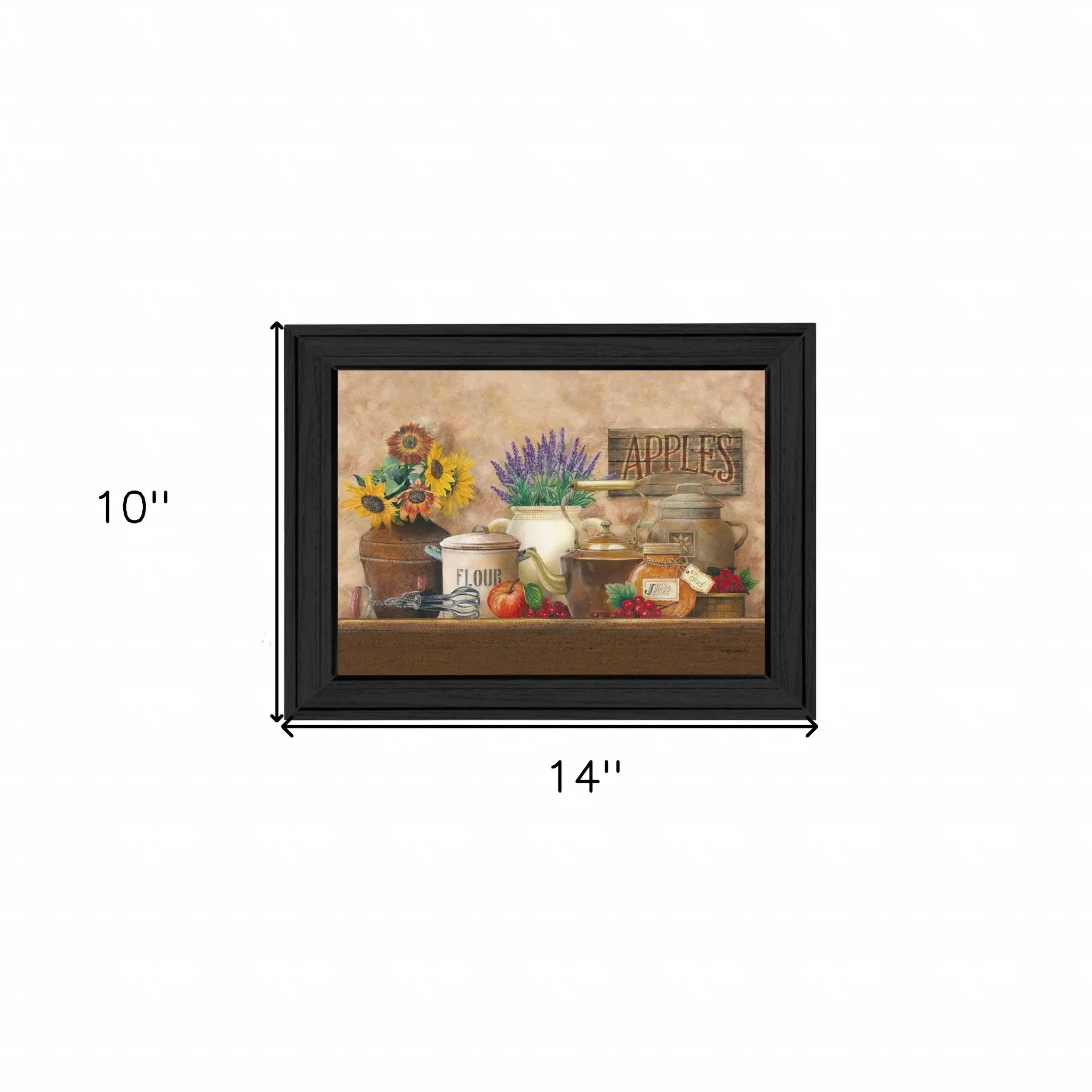 Antique Kitchen Black Framed Print Kitchen Wall Art - Homeroots - Flyclothing LLC