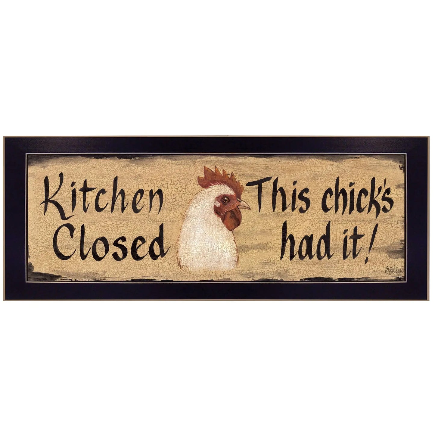 Kitchen Closed Black Framed Print Kitchen Wall Art - Homeroots - Flyclothing LLC