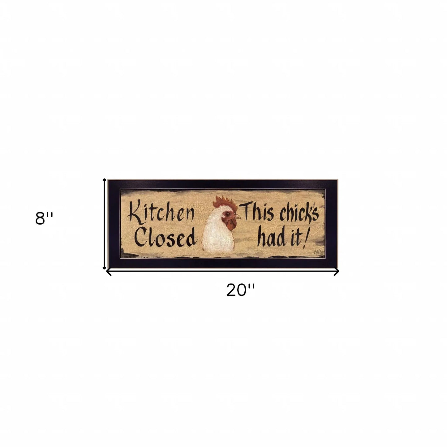 Kitchen Closed Black Framed Print Kitchen Wall Art - Homeroots - Flyclothing LLC