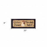 Kitchen Closed Black Framed Print Kitchen Wall Art - Homeroots - Flyclothing LLC