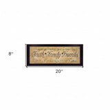 Faith*Family*Friends Black Framed Print Wall Art - Homeroots - Flyclothing LLC