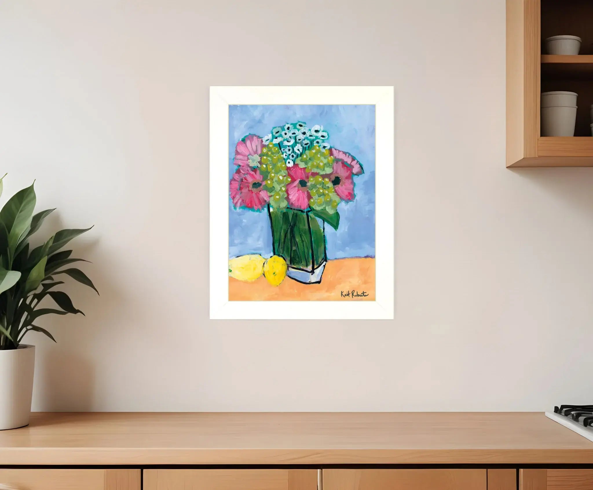 Kitchen Table Series II White Framed Print Kitchen Wall Art - Homeroots - Flyclothing LLC