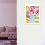 Grannys Visit White Framed Print Wall Art - Homeroots - Flyclothing LLC