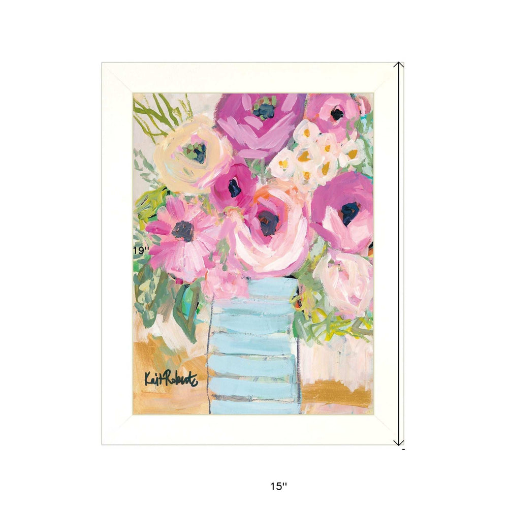 Grannys Visit White Framed Print Wall Art - Homeroots - Flyclothing LLC