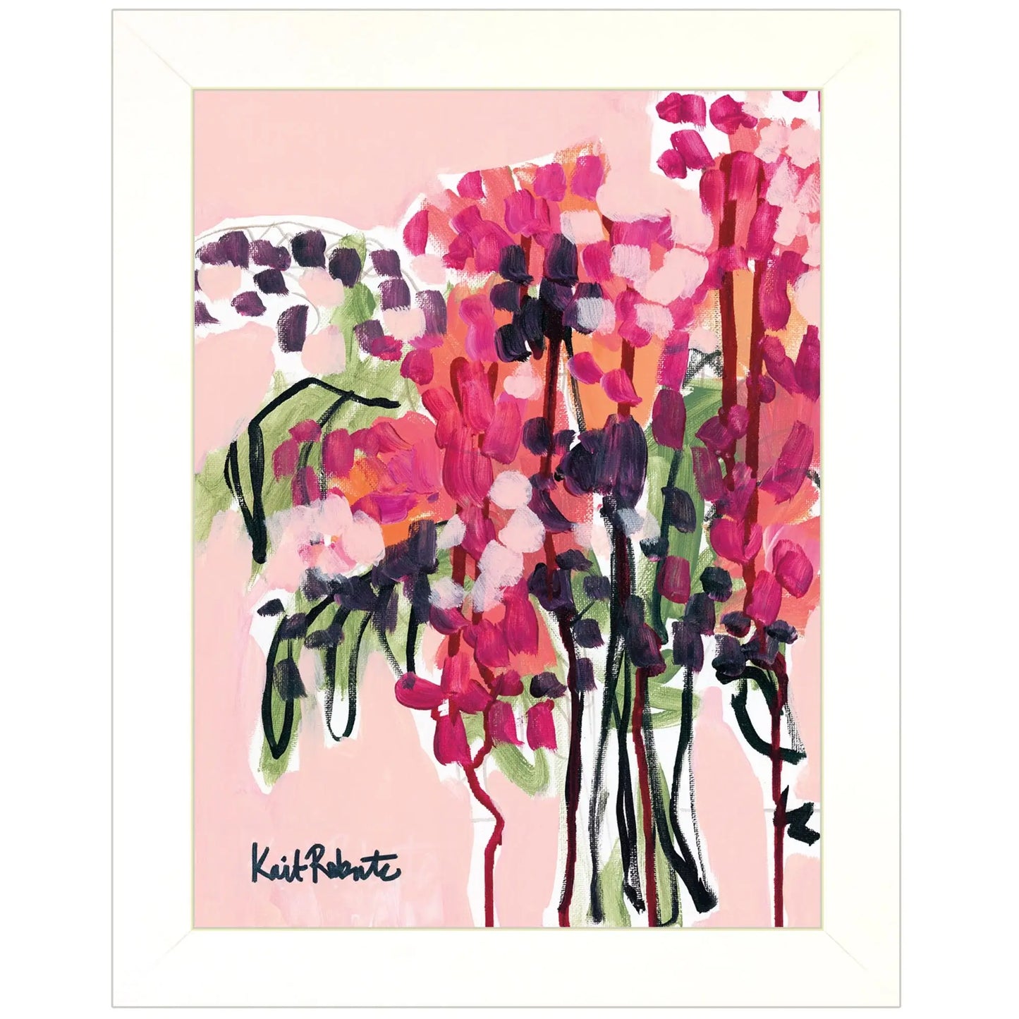 Picked in a Field in Maine White Framed Print Wall Art - Homeroots - Flyclothing LLC