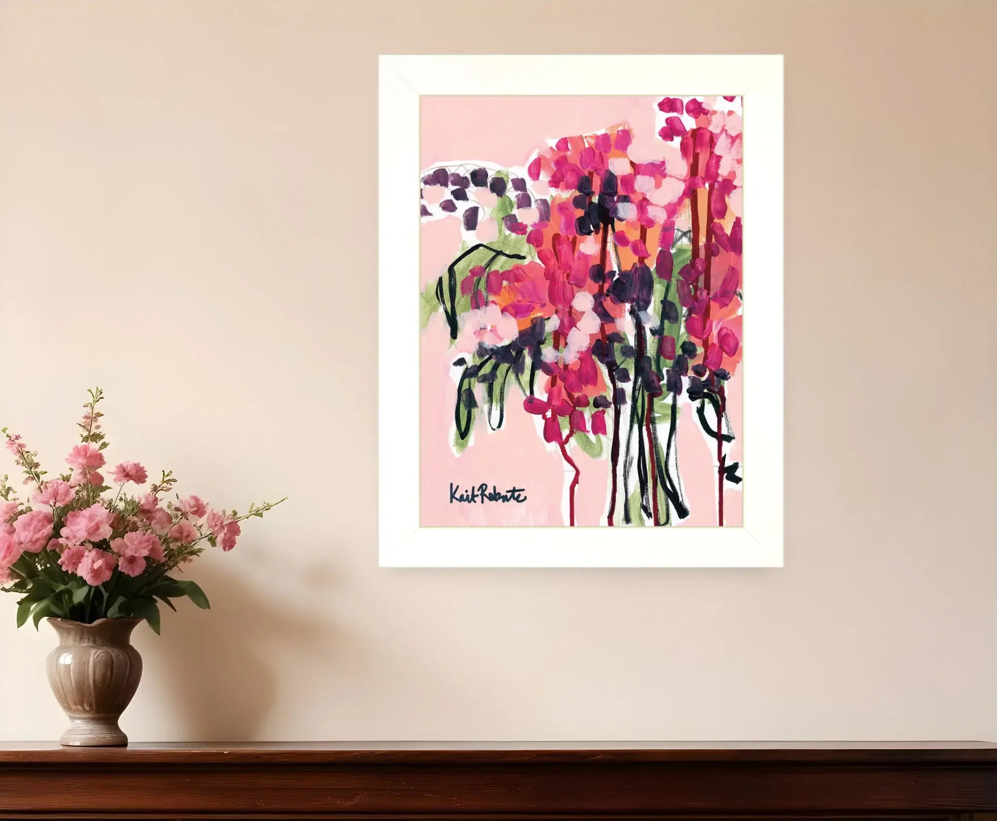 Picked in a Field in Maine White Framed Print Wall Art - Homeroots - Flyclothing LLC