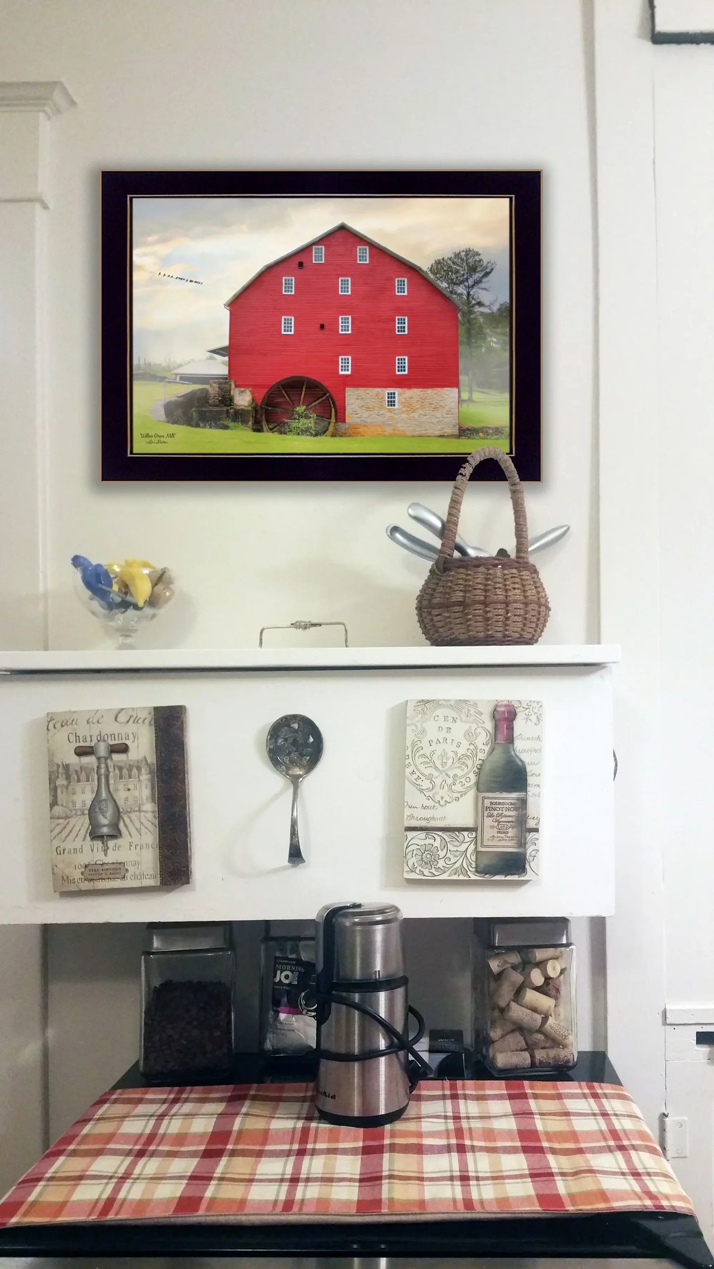 Willow Grove Mill 1 Black Framed Print Wall Art - Homeroots - Flyclothing LLC