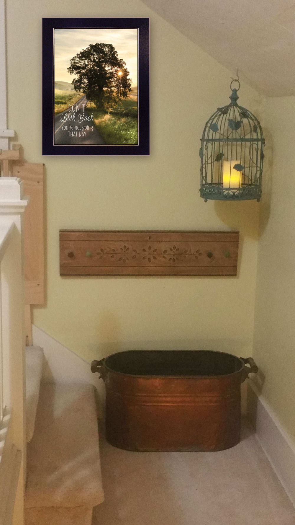 Dont Look Back 1 Black Framed Print Wall Art - Homeroots - Flyclothing LLC