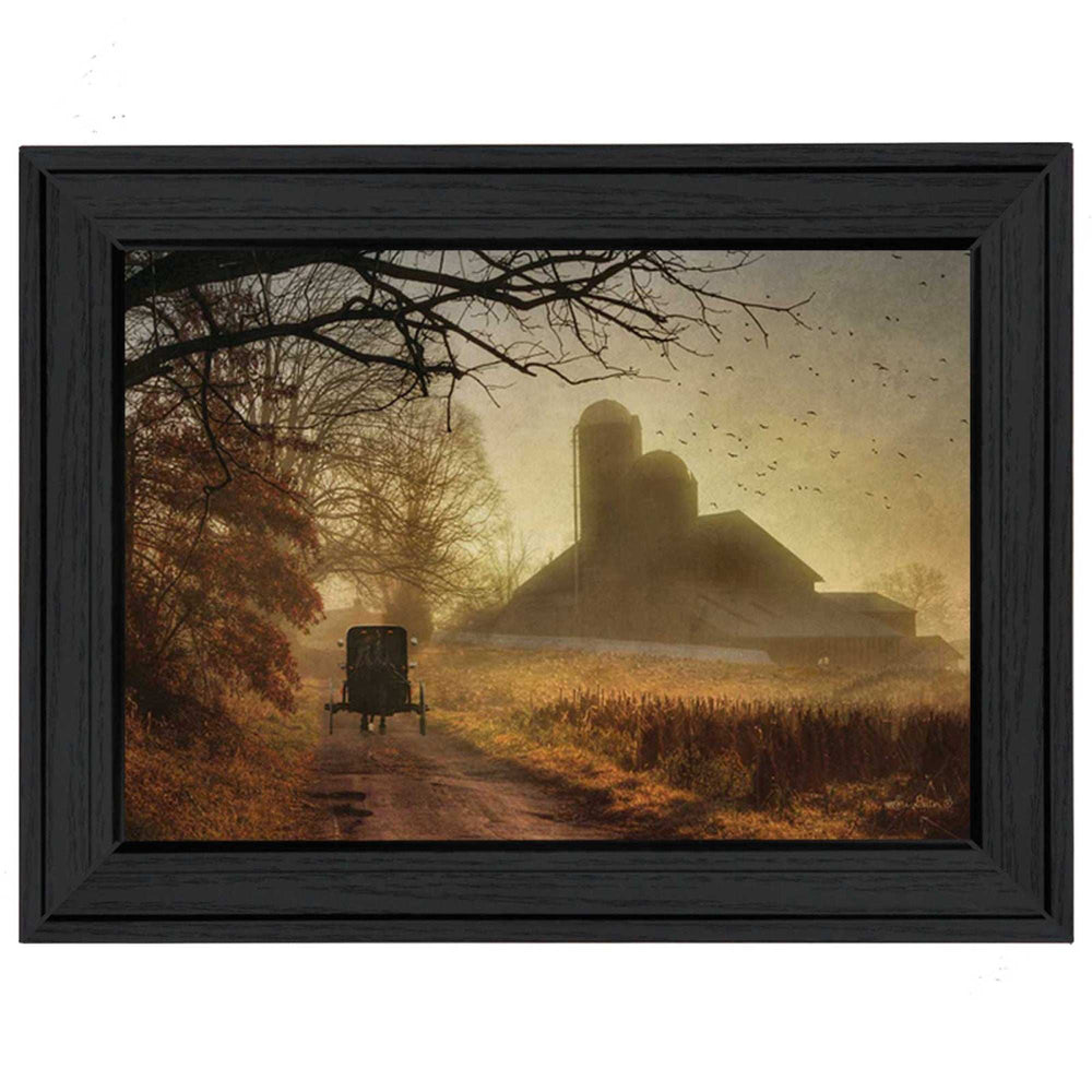 Sunday Morning 1 Black Framed Print Wall Art - Homeroots - Flyclothing LLC