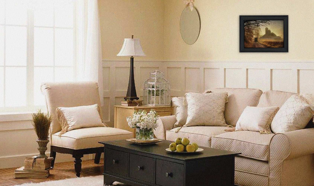 Sunday Morning 1 Black Framed Print Wall Art - Homeroots - Flyclothing LLC