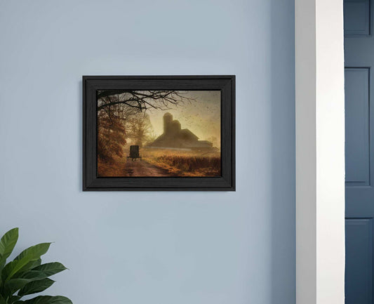 Sunday Morning 1 Black Framed Print Wall Art - Homeroots - Flyclothing LLC