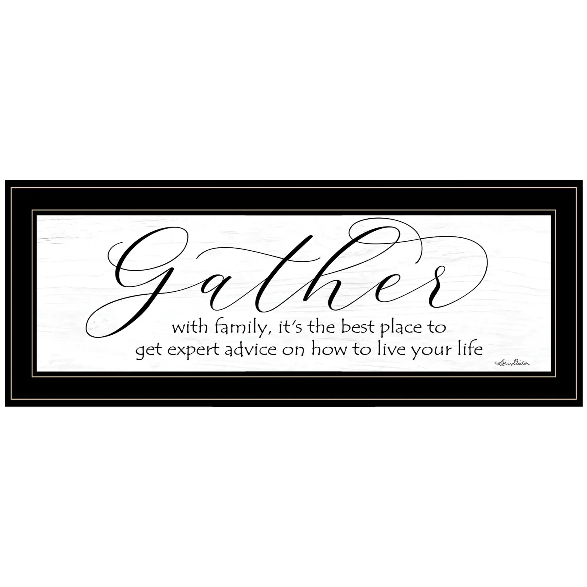 Expert Advice 2 Black Framed Print Wall Art - Homeroots - Flyclothing LLC