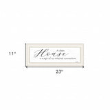 A Clean House 1 White Framed Print Wall Art - Homeroots - Flyclothing LLC