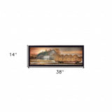 Sunset on the Farm 1 Black Framed Print Wall Art - Homeroots - Flyclothing LLC
