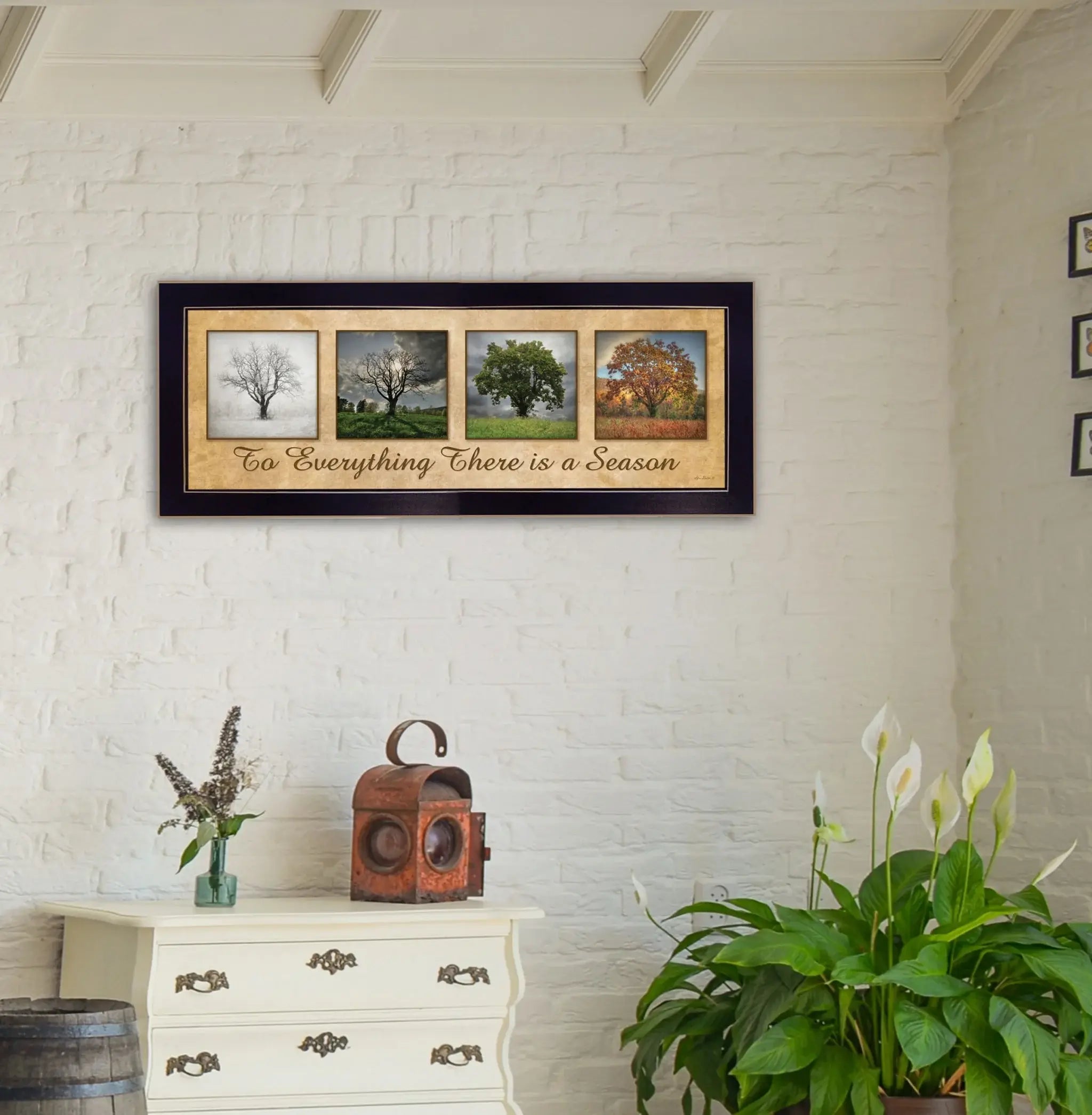 There is a Season Black Framed Print Wall Art - Homeroots - Flyclothing LLC