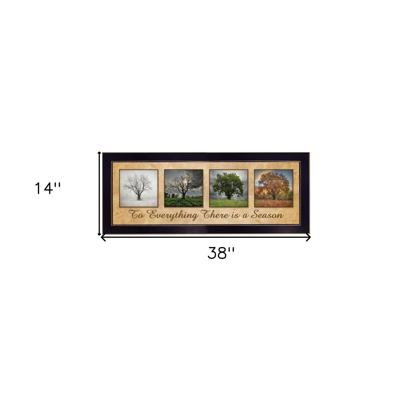 There is a Season Black Framed Print Wall Art - Homeroots - Flyclothing LLC