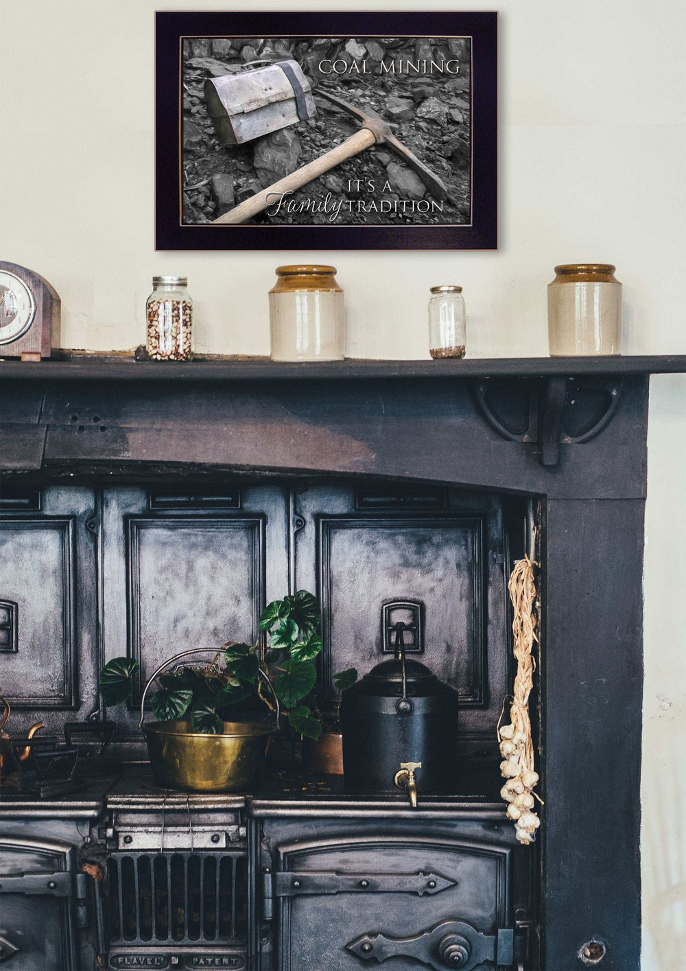 Coal Mining 1 Black Framed Print Wall Art - Homeroots - Flyclothing LLC