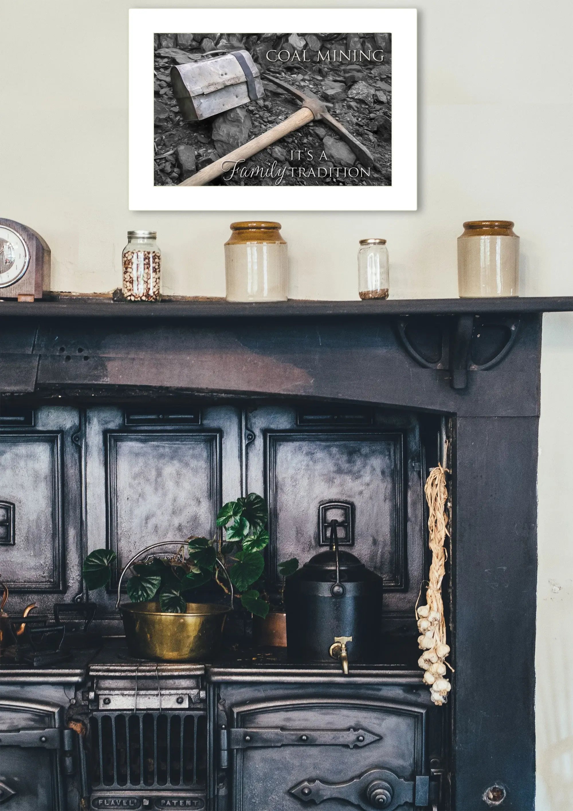 Coal Mining 2 White Framed Print Wall Art - Homeroots - Flyclothing LLC