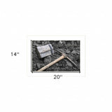 Coal Mining 2 White Framed Print Wall Art - Homeroots - Flyclothing LLC