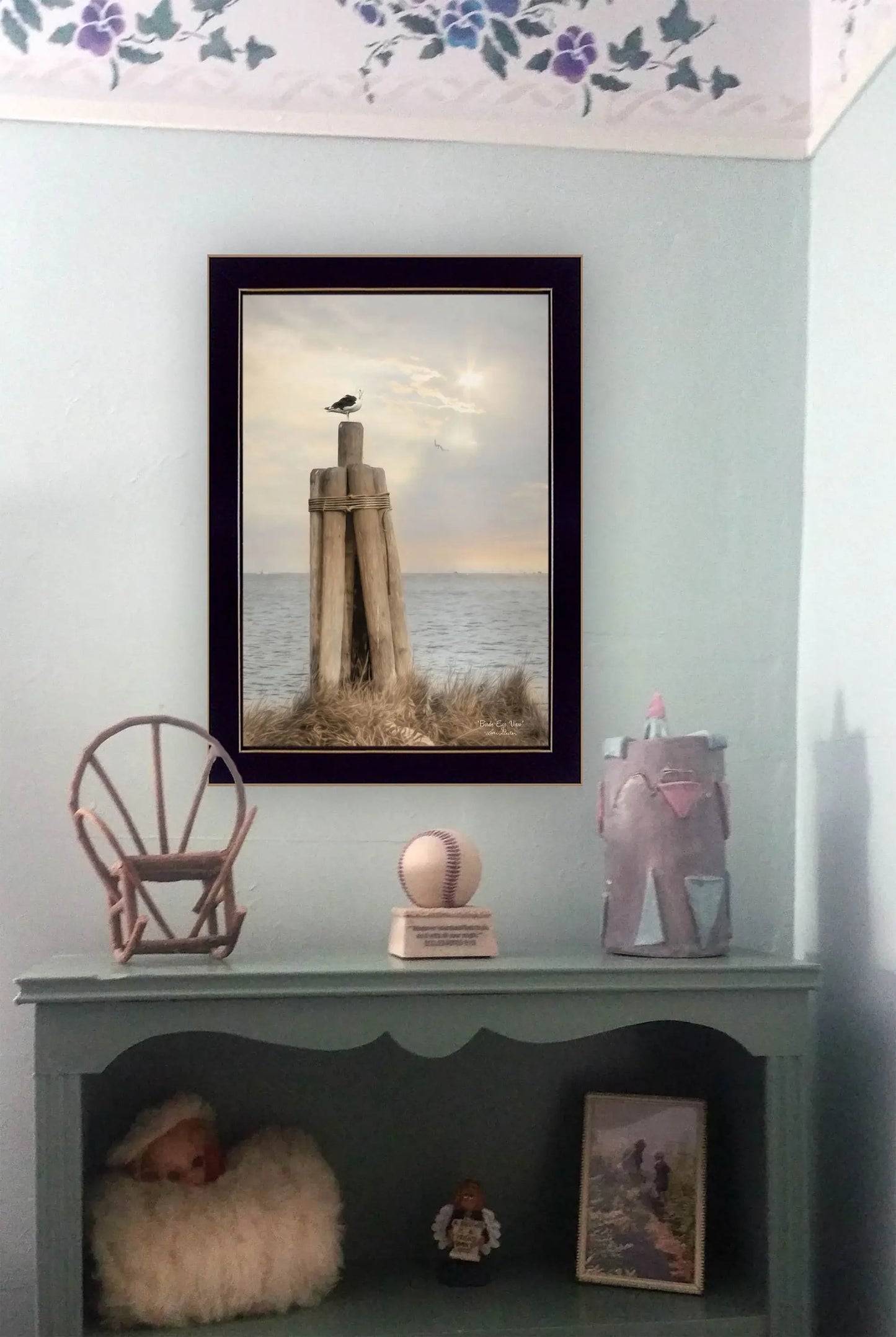 Birds Eye View 1 Black Framed Print Wall Art - Homeroots - Flyclothing LLC