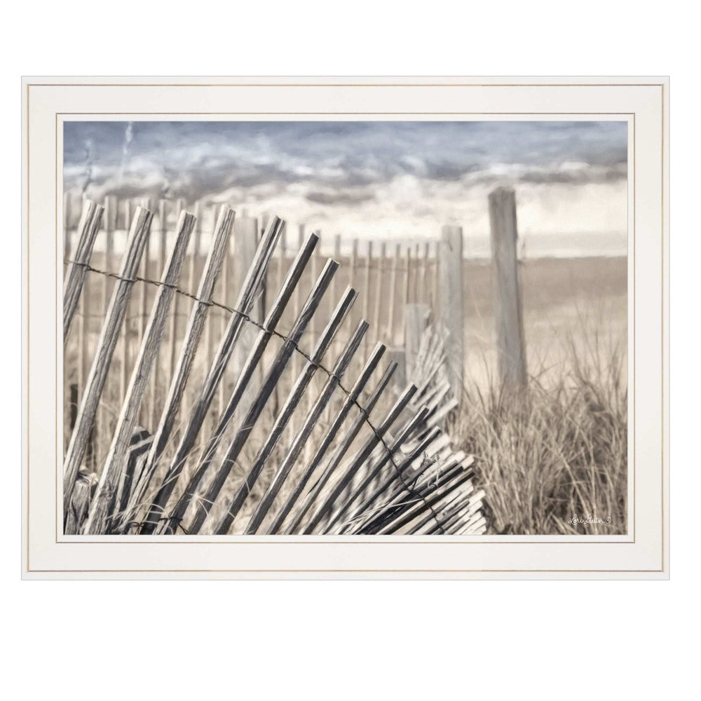 On The Coastline 1 White Framed Print Wall Art - Homeroots - Flyclothing LLC