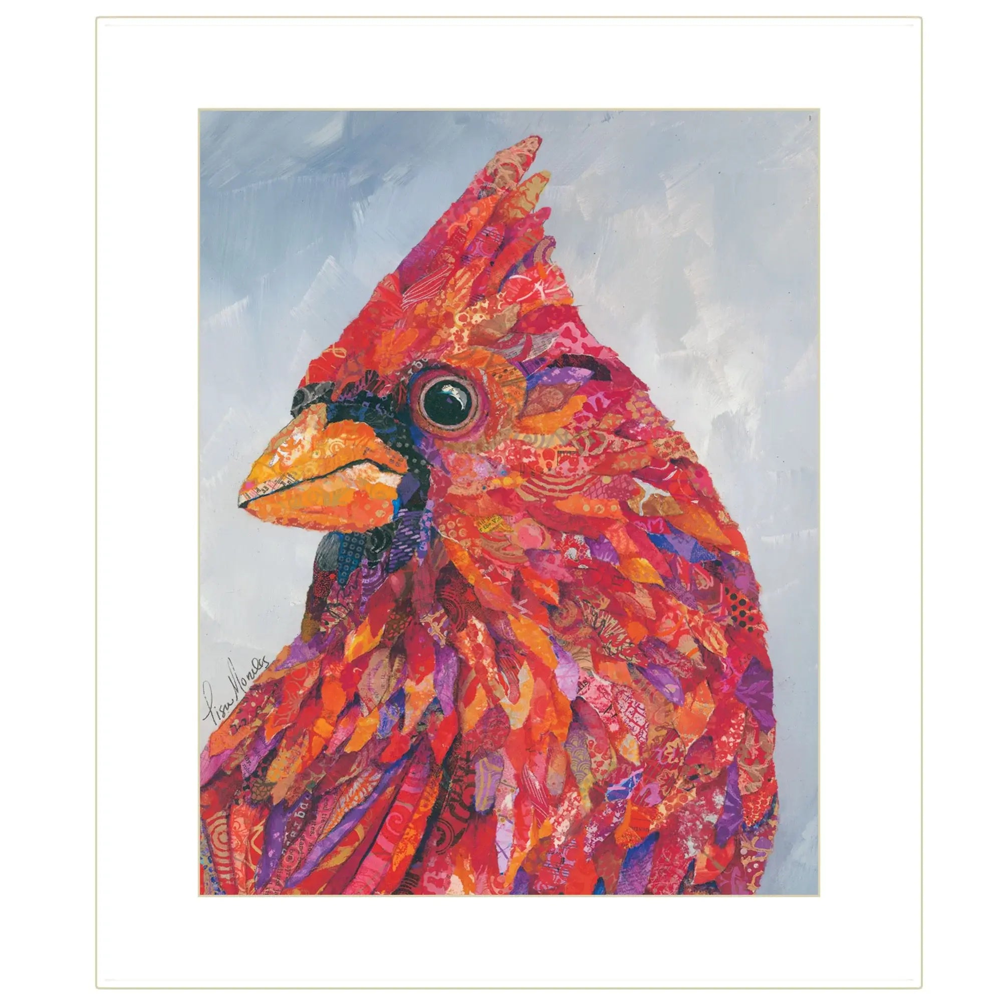 The Messenger 2 White Framed Print Wall Art - Homeroots - Flyclothing LLC