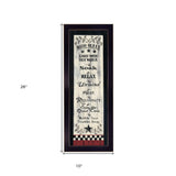 Bath Rules 6 Black Framed Print Bathroom Wall Art - Homeroots - Flyclothing LLC