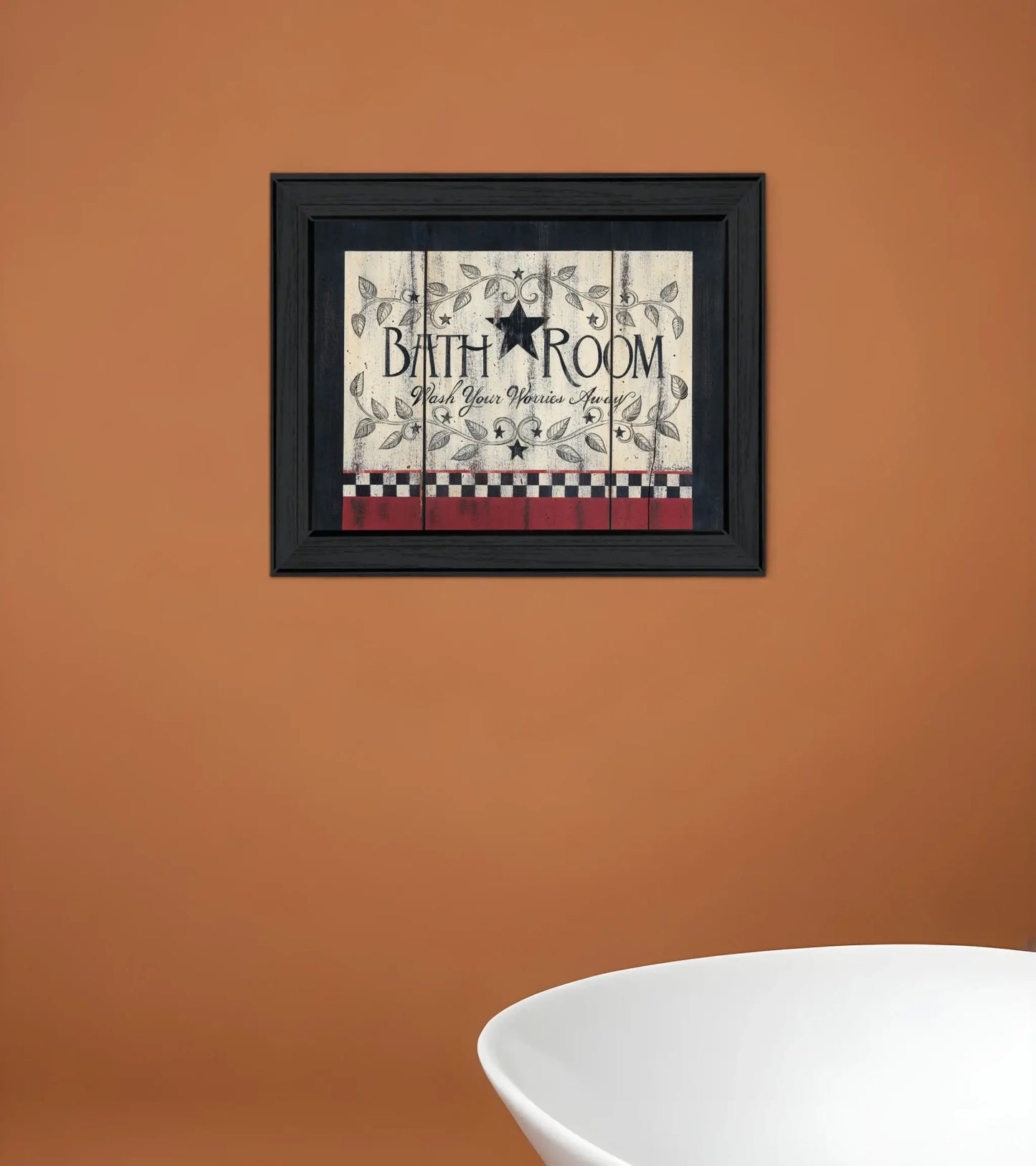 Bathroom 6 Black Framed Print Bathroom Wall Art - Homeroots - Flyclothing LLC