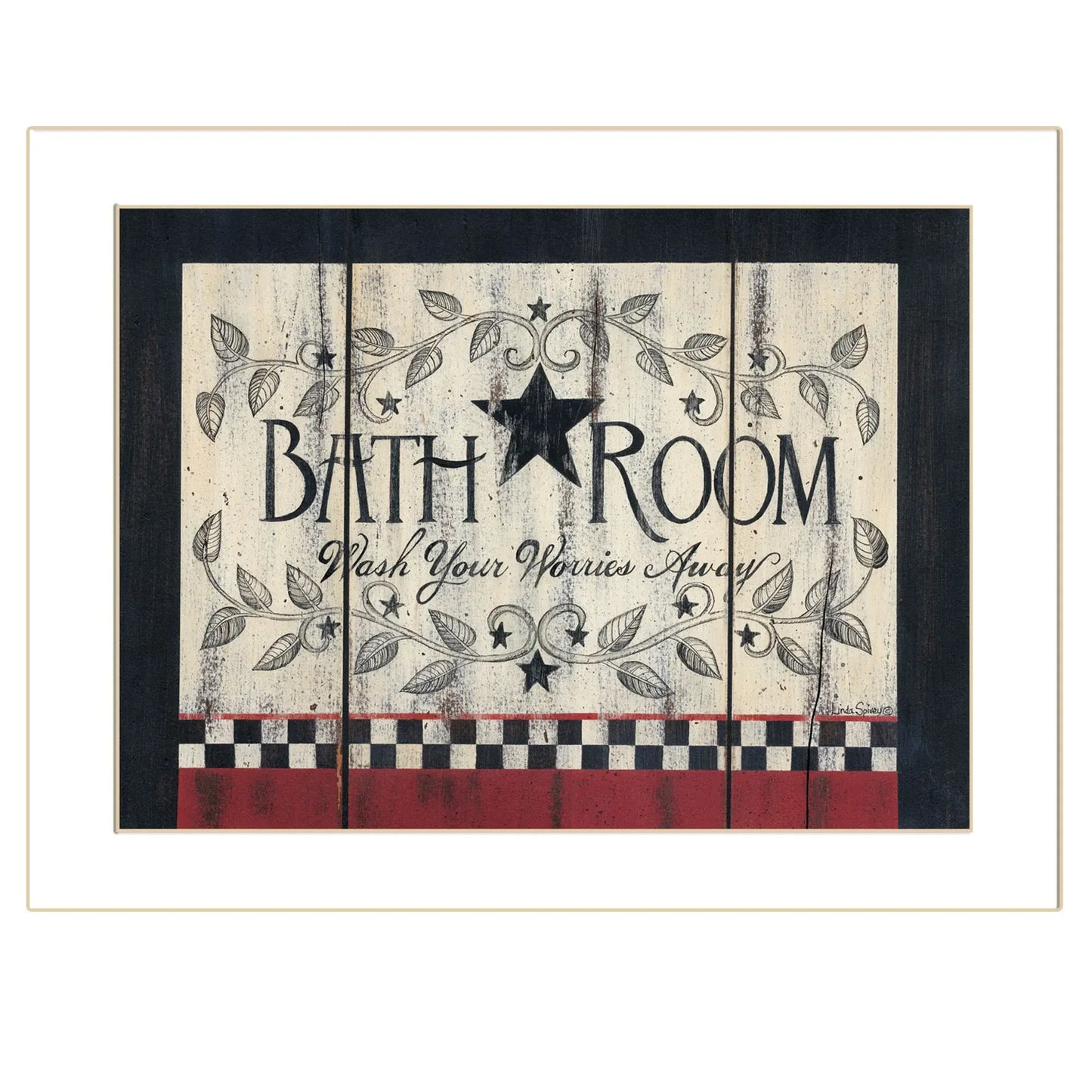 Bathroom 7 White Framed Print Bathroom Wall Art - Homeroots - Flyclothing LLC