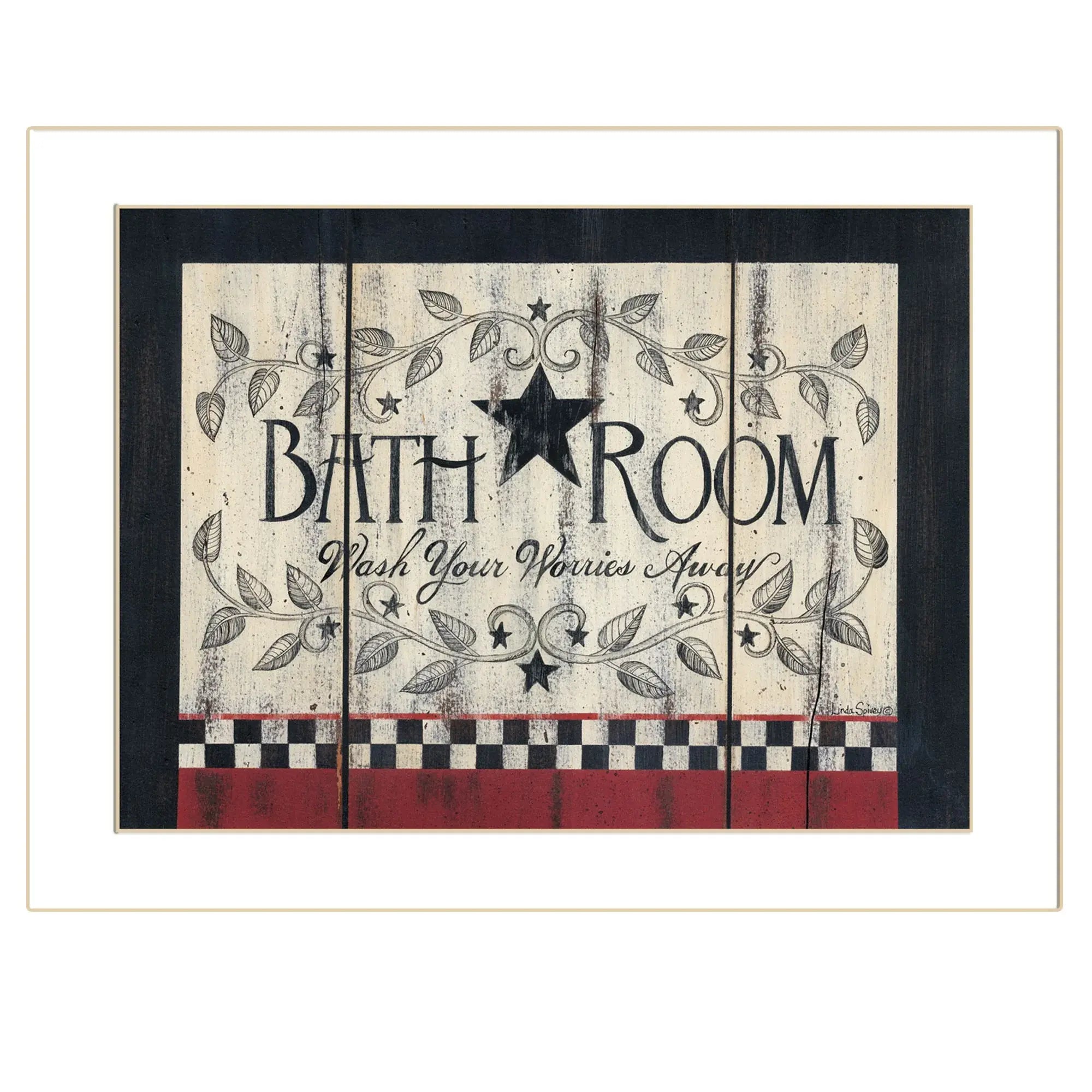 Bathroom 7 White Framed Print Bathroom Wall Art - Homeroots - Flyclothing LLC