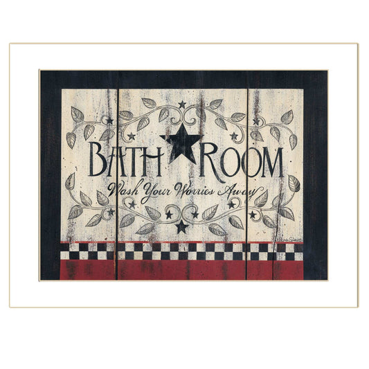 Bathroom 7 White Framed Print Bathroom Wall Art - Homeroots - Flyclothing LLC