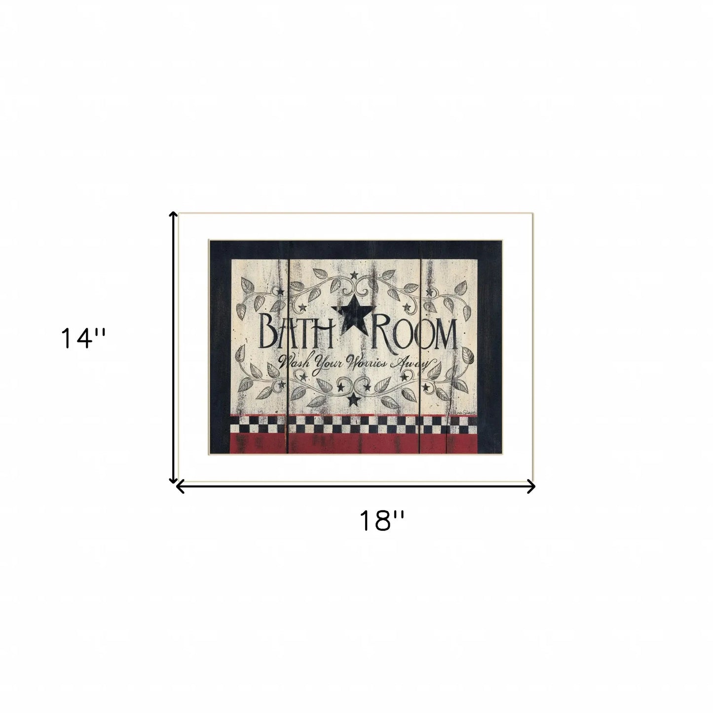 Bathroom 7 White Framed Print Bathroom Wall Art - Homeroots - Flyclothing LLC