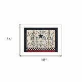 Bathroom 7 White Framed Print Bathroom Wall Art - Homeroots - Flyclothing LLC