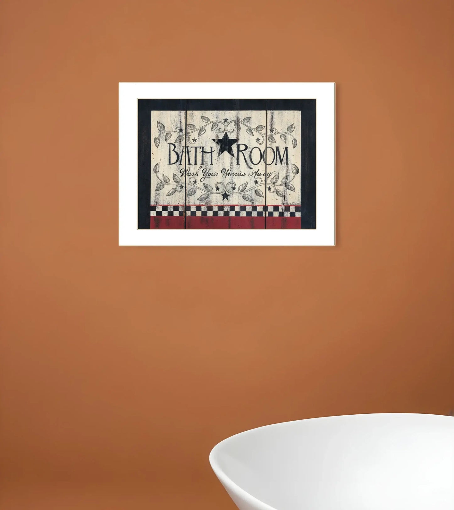 Bathroom 7 White Framed Print Bathroom Wall Art - Homeroots - Flyclothing LLC