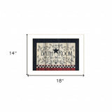 Bathroom 1 White Framed Print Bathroom Wall Art - Homeroots - Flyclothing LLC