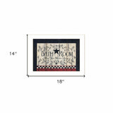 Bathroom 1 White Framed Print Bathroom Wall Art - Homeroots - Flyclothing LLC