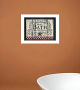 Hot Bath 11 White Framed Print Bathroom Wall Art - Homeroots - Flyclothing LLC