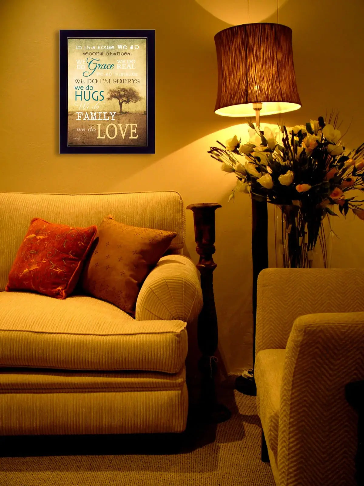 We Do 1 Black Framed Print Wall Art - Homeroots - Flyclothing LLC