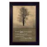 Its All About Love Black Framed Print Wall Art