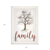 Family Tree 1 White Framed Print Wall Art - Homeroots - Flyclothing LLC