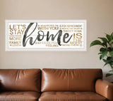 Home White Framed Print Wall Art - Homeroots - Flyclothing LLC