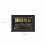 In Our Home 1 Black Framed Print Wall Art - Homeroots - Flyclothing LLC